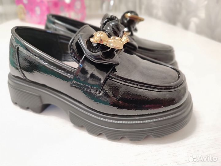 Туфли-лоферы на девочку