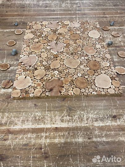 Панно из сибирского можжевельника для бани