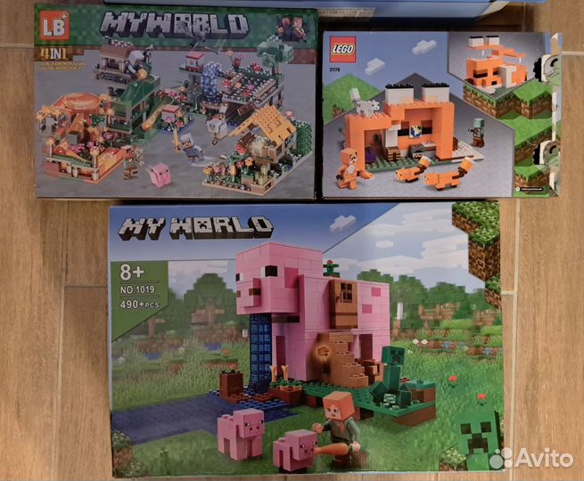 Коробки из-под Lego