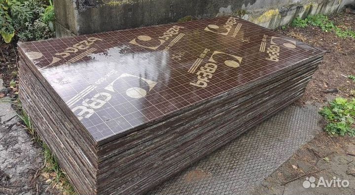 Фанера ламинированная бу