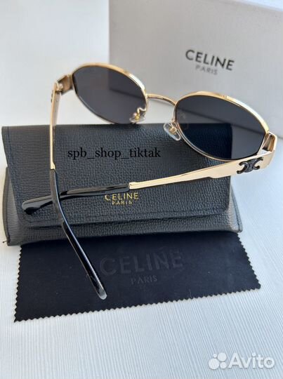 Очки Celine black овал