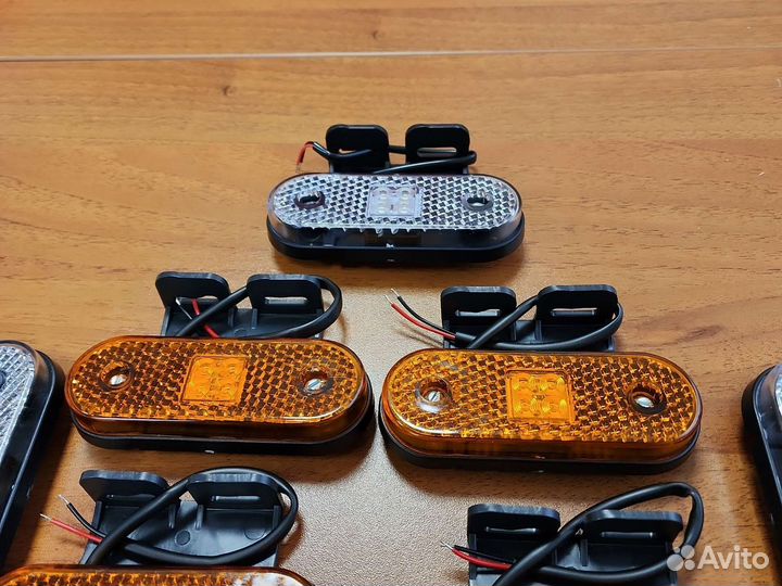 Фонари К-кт 10 шт габарита 12/24в арт.4381