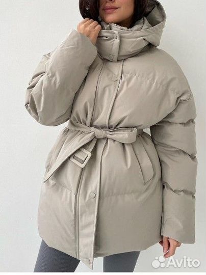 Пуховик женский oversize новый