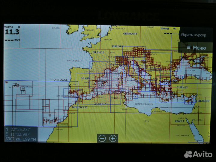 Карта Navionics 43XG Средиземное Черное моpе