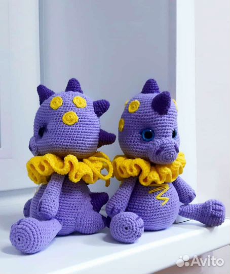 Вязанные игрушки дракон