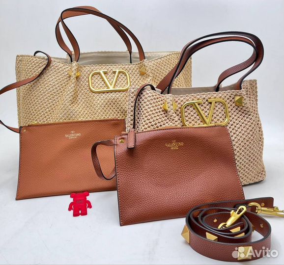 Сумка Valentino из рафии