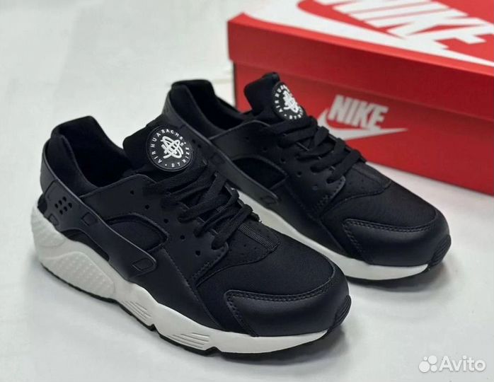 Кроссовки Nike Air Huarache (Black & White)