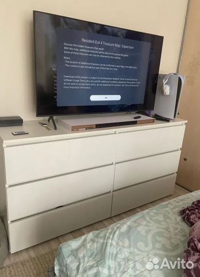 Комод Денвер белый матовый