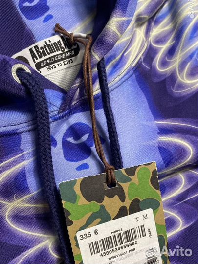 Новое худи Bathing ape (bape), размер M
