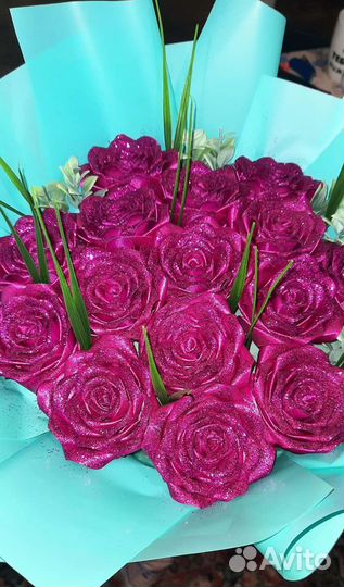 Цветы из атласных лент