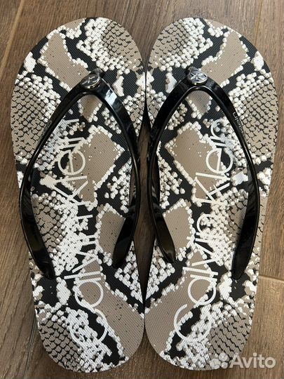 Женские тапки calvin klein