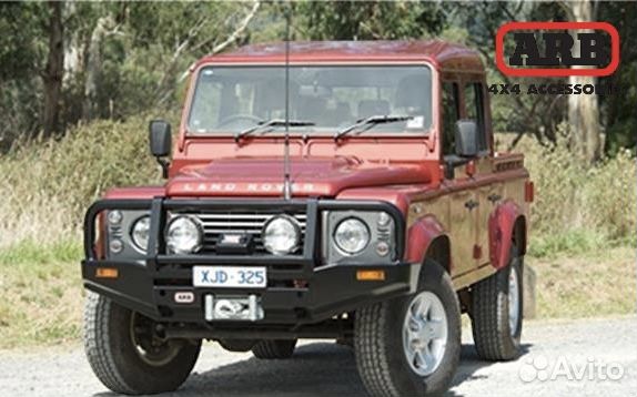 Передний бампер Deluxe на Land Rover Defender