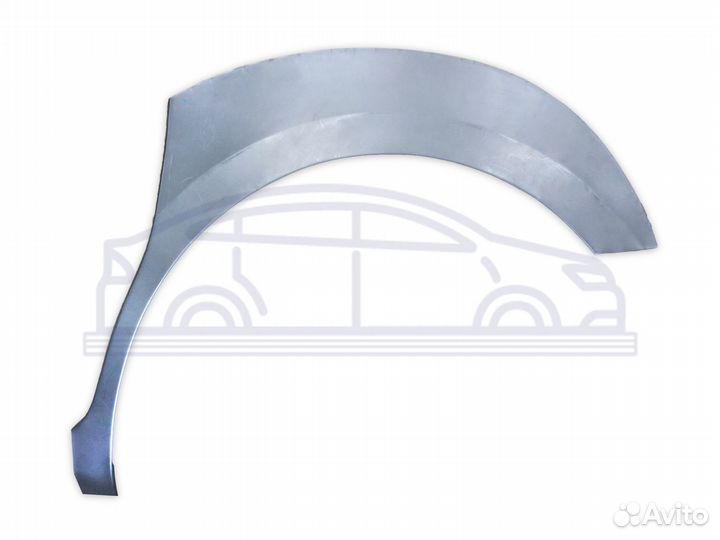 Кузовные арки Citroen Berlingo II дорест,1рест 5дв