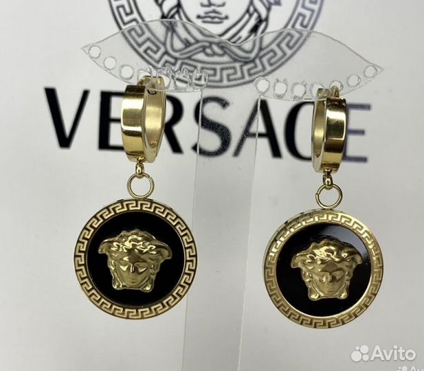 Серьги versace