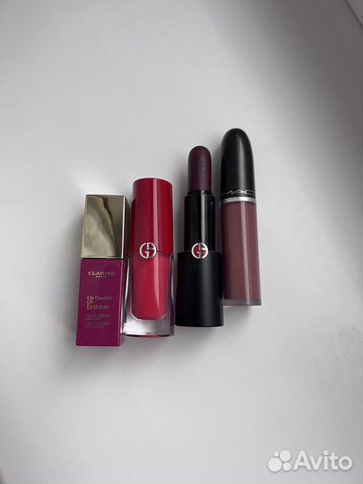 Помады для губ Clarins MAC Giorgio Armani