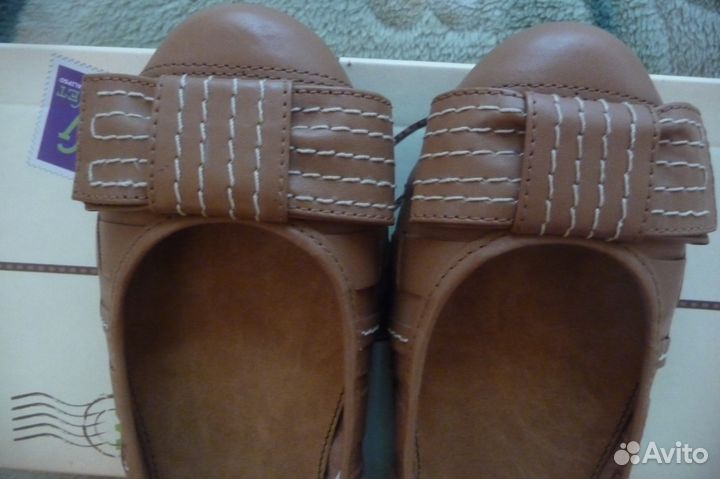 Новые балетки, Бразилия. Натур. кожа