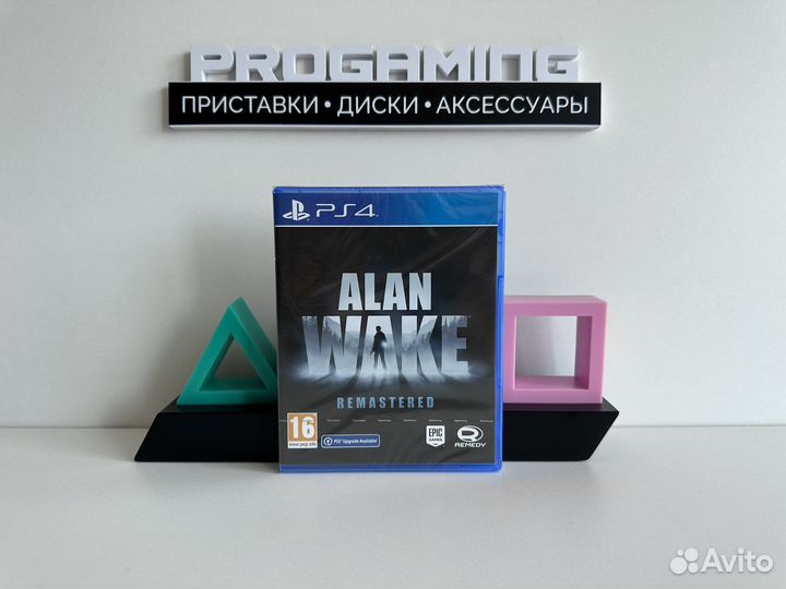 Alan Wake Remastered новый диск для Sony PS4