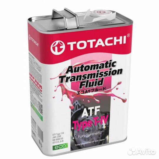 Totachi 20204 ATF Type T-IV 4л (авт. транс. масло)