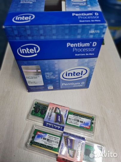 Материнская плата с процессором