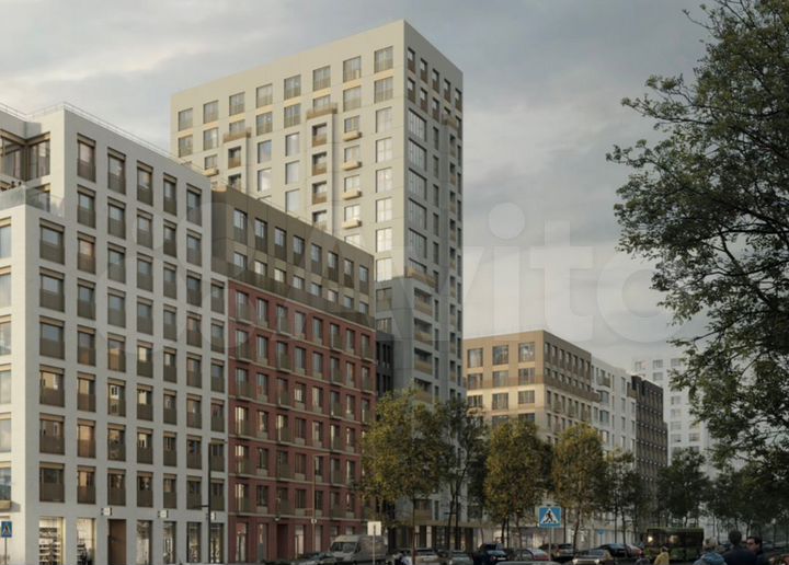 Квартира-студия, 25,4 м², 15/15 эт.