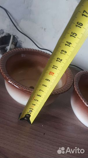 Керамические горшки для цветов бу