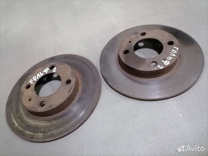 Диск тормозной передней VW Jetta II 1983-1992