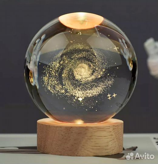 Ночник светодиодный шар Галактика 6 см / Оптом