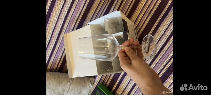 Бокалы для белого вина богемское стекло