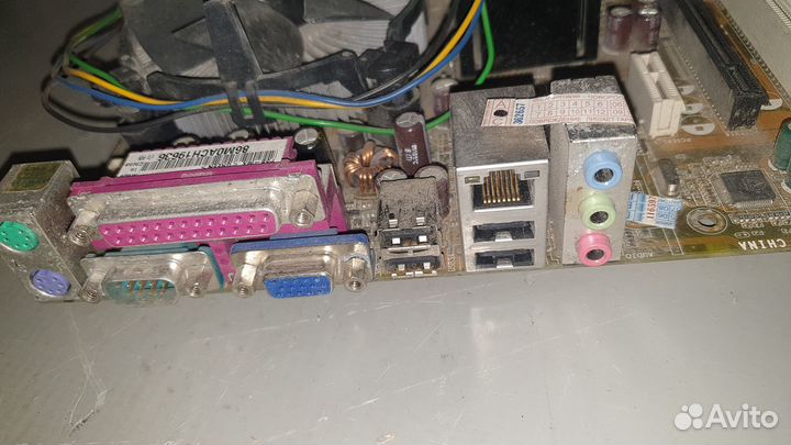 Материнская плата с процессором Asus p5b-mx