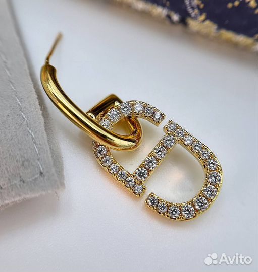 Серьги Christian Dior