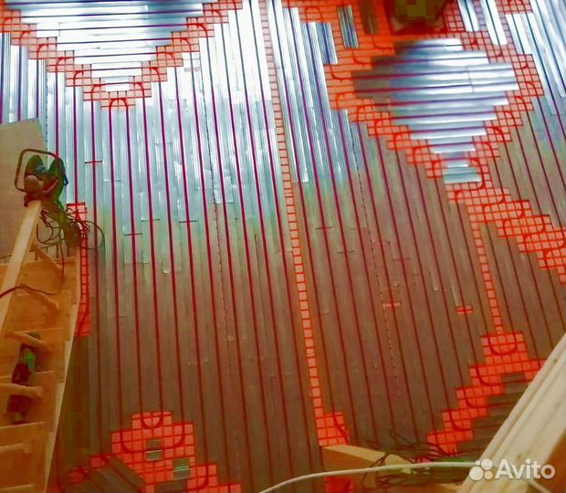 Теплый пол (пенопласт)