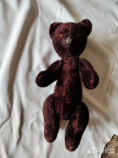 Медведь антикварный довоенный мягкая игрушка