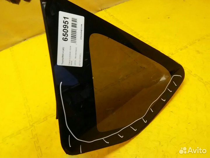 Стекло кузовное глухое левое RAV 4 (40)
