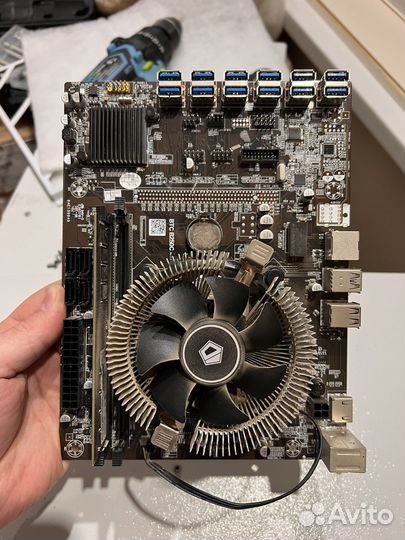 Материнская плата с процессором блоки SSD и тд