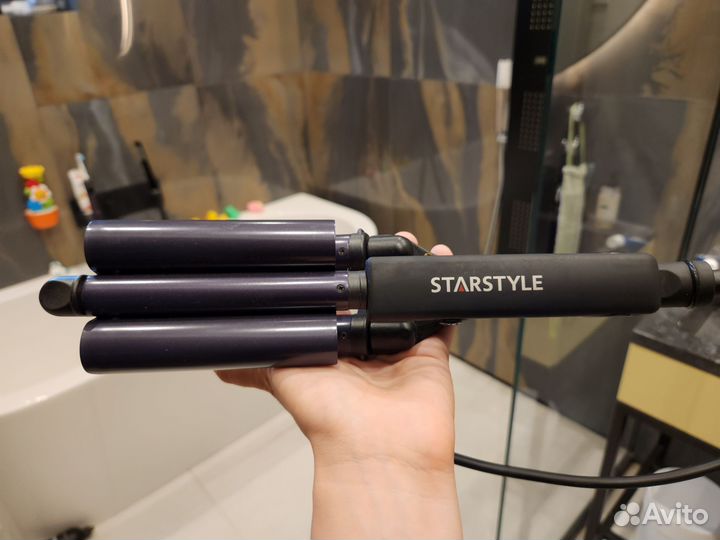 Dewal Плойка для завивки волос Star Style тройная