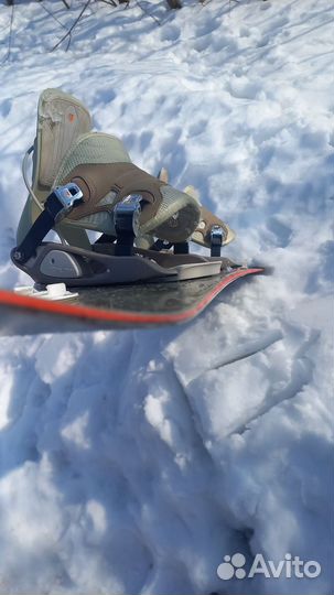 Сноуборд Rossignol и крепы Flow