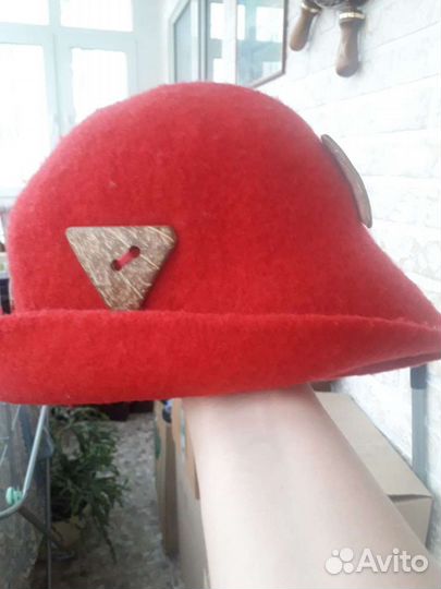 Шляпа женская шерстяная