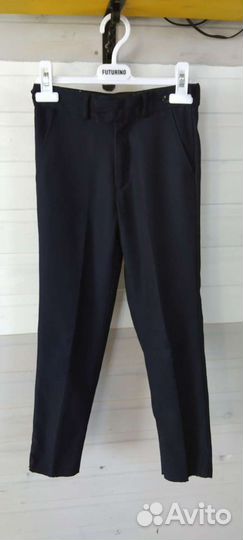 Брюки школьные синие