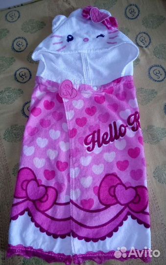 Детское полотенце пончо