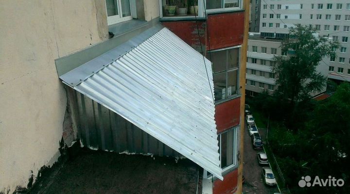 Крыша для балкона