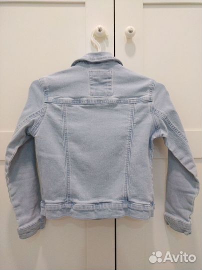 Куртка джинсовая для девочки 128