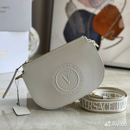 Сумка натуральная кожа versace