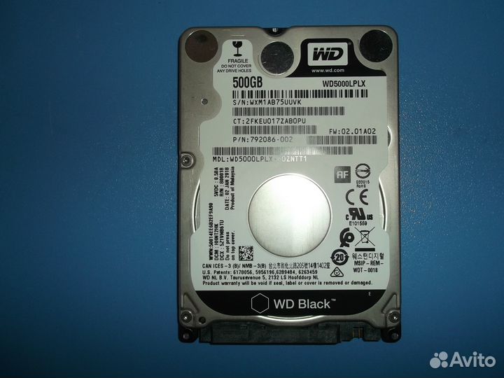 WD5000lplx (неисправный)