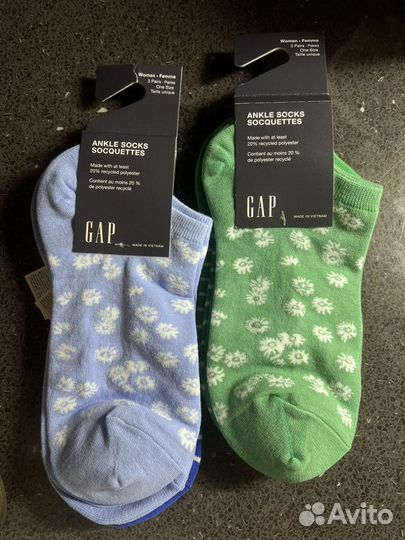 Носки укороченные gap оригинал 3 пары