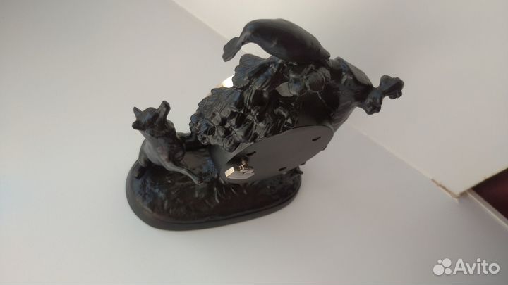 Часы, Ворона и Лисица. Касли 1965. СССР. На ходу