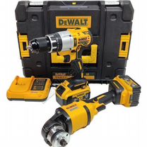 Dewalt 2в1 набор шуруповерт + ушм