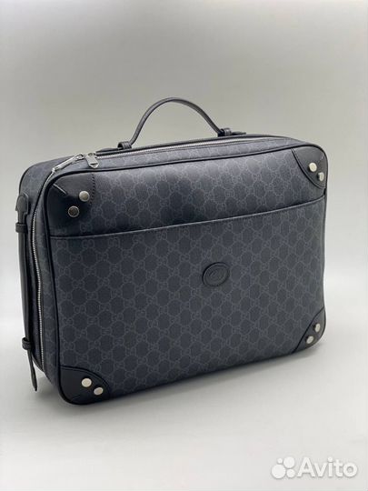 Портфель Gucci серый