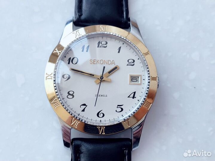 Часы мужские Sekonda Полет Новые СССР механика 90г