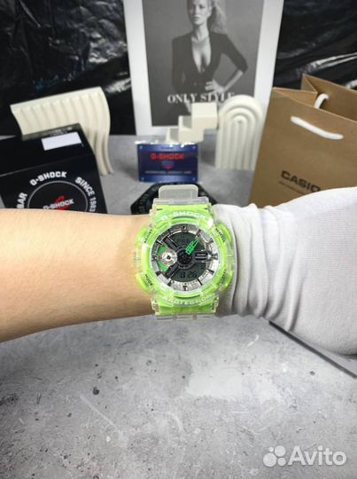 Часы G-Shock 110 зеленые