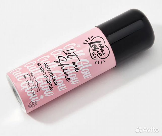 Мерцающий спрей- блеск monolove BIO let me shine